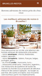 Mobile Screenshot of bruxelles-restos.be